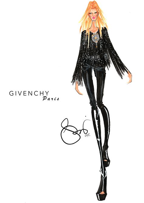 givenchy fashion illustrations|unisex givenchy.